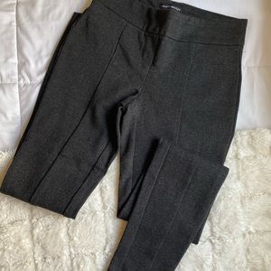 Charcoal slim leg pants